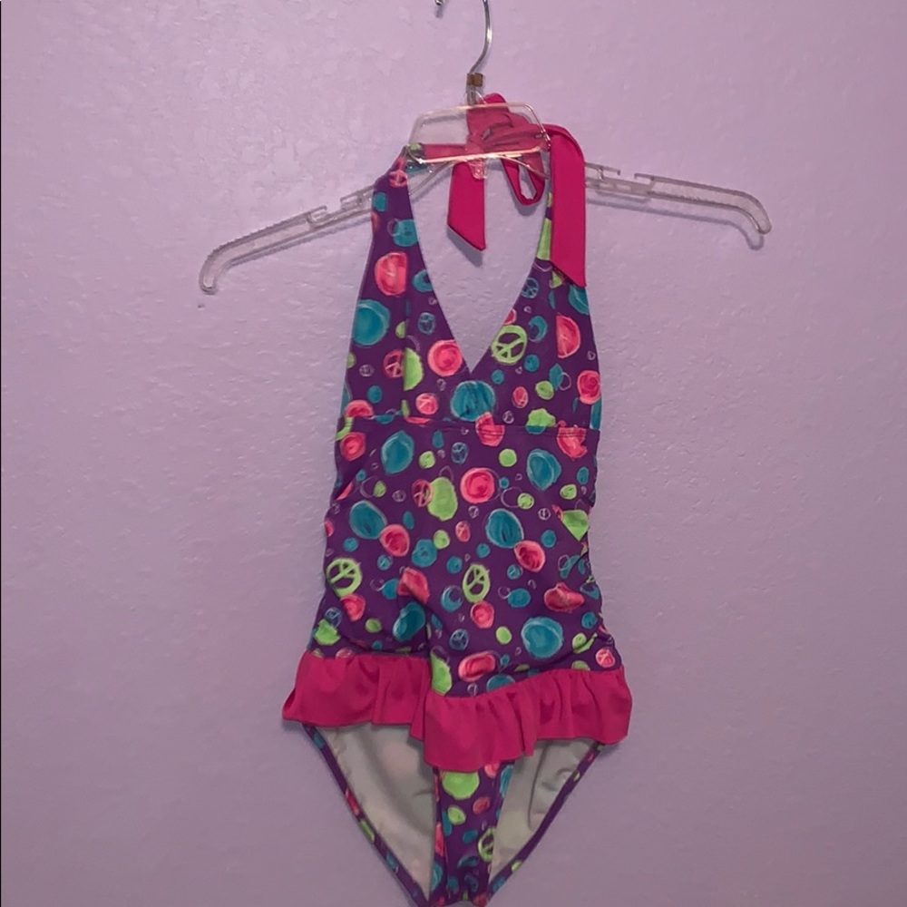 Backless One Piece Swimsuit